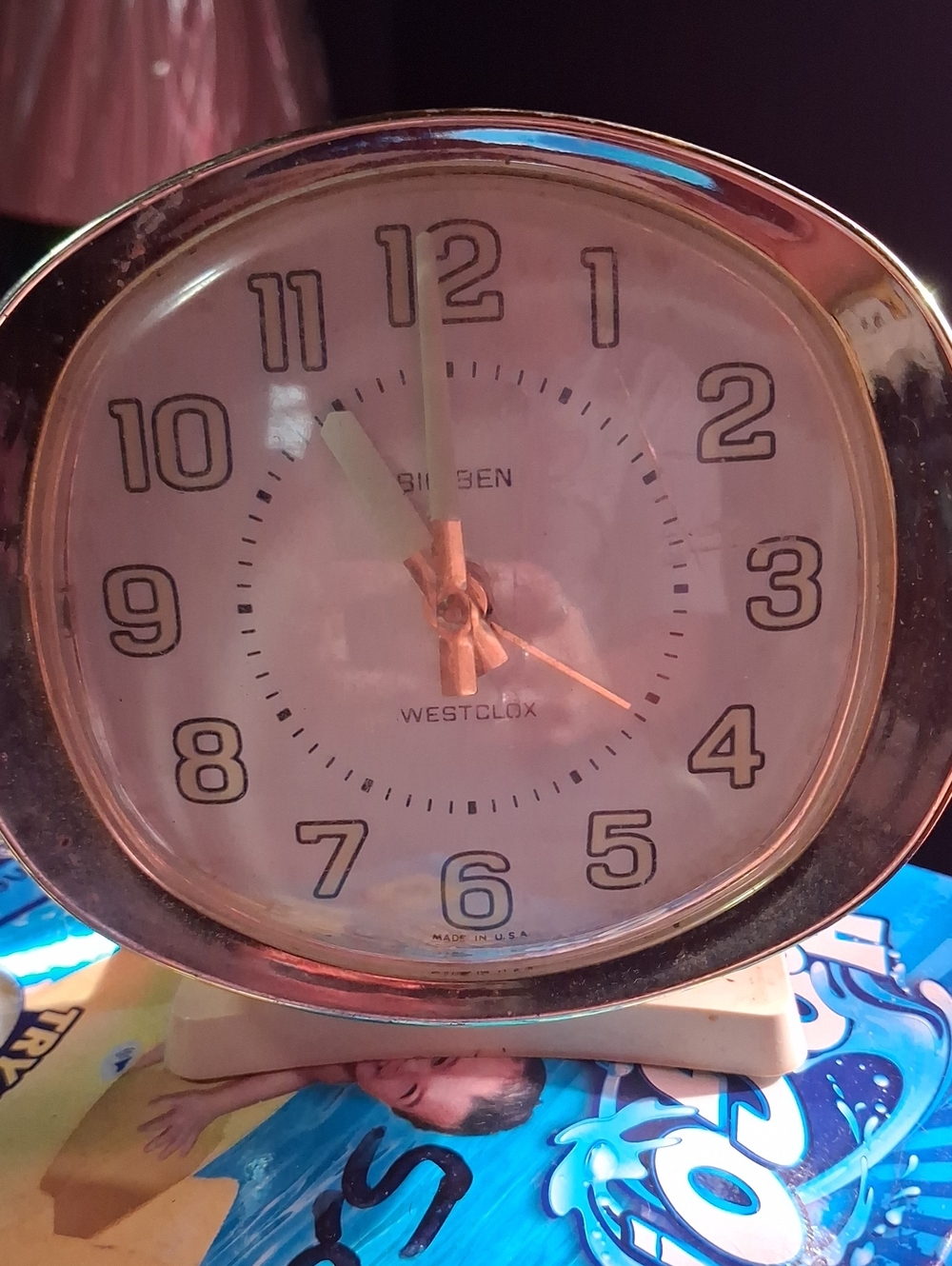 Big Ben Westclox Round Table Clock